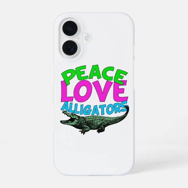 Süßer Alligator iPhone 16 Hülle (Rückseite)