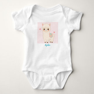 Süßer Alpaka-Baby- und Kleinkind-Body Baby Strampler