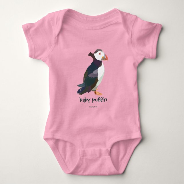 Süßer als ein Papageitaucher Baby Strampler (Vorderseite)