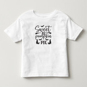 Süßer als Kürbiskuchen Kleinkind T-shirt