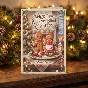 Süßer altmodischer Weihnachten