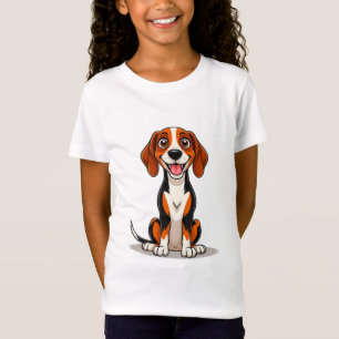Süßer Amerikanischer English Coonhound Hund T-Shirt