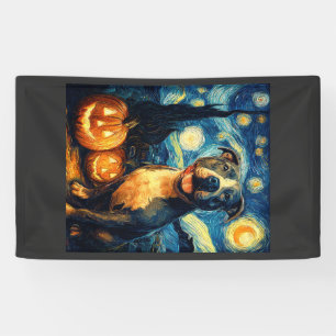 Süßer Amerikanischer Staffordshire Terrier Hund Ha Banner