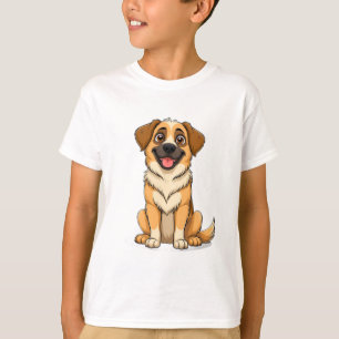 Süßer Anatolischer Hirtenhund Cartoon-Hund T-Shirt