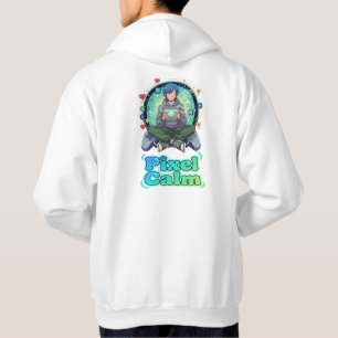 Süßer Anime-Gamer-Junge Pixel Ruhig Hoodie