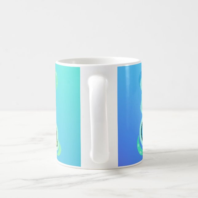 Süßer Anime-Gamer-Junge Pixel Ruhig Kaffeetasse (Henkel)