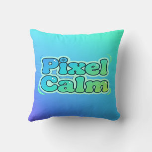 Süßer Anime-Gamer-Junge Pixel Ruhig Kissen