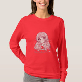 Süßer Anime-Valentins-Sweater T-Shirt