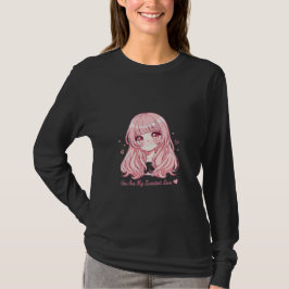 Süßer Anime-Valentins-Sweatshirt T-Shirt