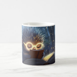 süßer, anthropomorpher Igel, mit Leuchteffekt g Kaffeetasse