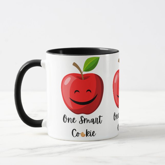 Süßer Apfel - Ein Kluger Kopf Tasse (Links)