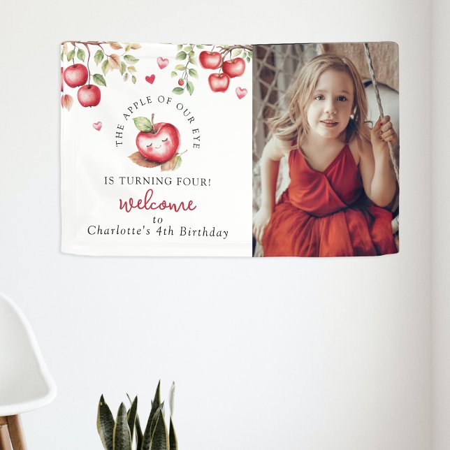 Süßer Apfel | Foto Birthday Banner (Von Creator hochgeladen)
