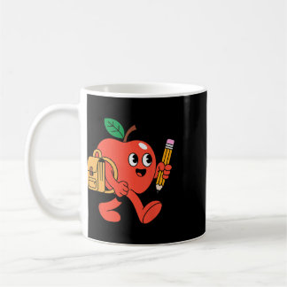 Süßer Apfel geht zurück zur Schule Kaffeetasse