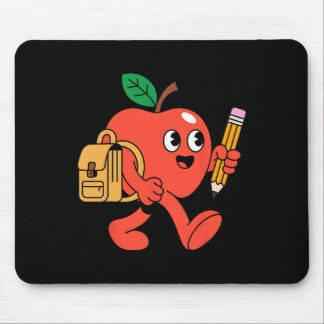 Süßer Apfel geht zurück zur Schule Mousepad