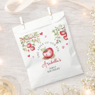 Süßer Apfel Unserer Augen Geburtstagsfeier Geschenktütchen