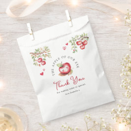 Süßer Apfel unserer Augenbabydusche Geschenktütchen