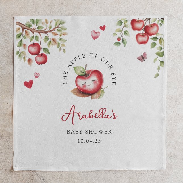 Süßer Apfel unserer Augenbabydusche Serviette (Von Creator hochgeladen)