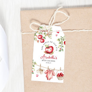 Süßer Apfel Unseres Auges Baby Shower Geschenkanhänger