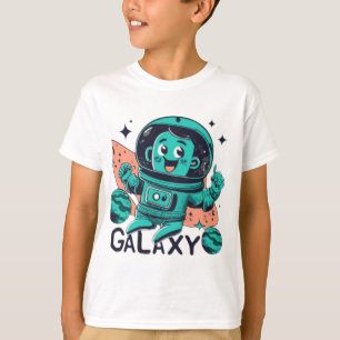 Süßer Astronaut im Weltraum Galaxy Kinder Jungen T T-Shirt