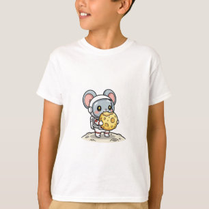 Süßer Astronaut-Maus, der Mondstein für Kinder häl T-Shirt