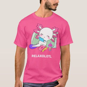 Süßer Axolotl-Fan Mexikanischer Salamander Relaxol T-Shirt
