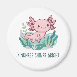 Süßer Axolotl-Inspirationsmagnet Magnet