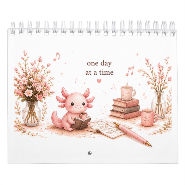 Süßer Axolotl-Kalender Kalender (Titelbild)