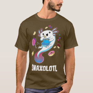 Süßer Axolotl-Liebhaber Snaxolotl (107) T-Shirt