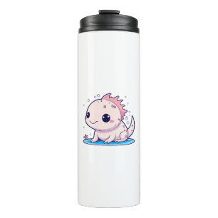 süßer Axolotl-Philosoph Thermosbecher