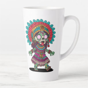 Süßer Azteken-Zombie Milchtasse