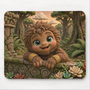 Süßer Baby Bigfoot, Mythisch Mousepad