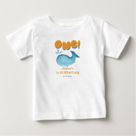Süßer Baby Blauwal 1. Geburtstag T-shirt