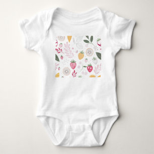 „Süßer Baby-Body mit Blumenmuster“ Baby Strampler