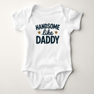 Süßer Baby-Body mit Papa-Humor  Baby Strampler