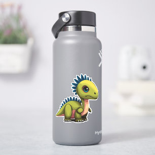 Süßer Baby-Cartoon-Dinosaurier Aufkleber