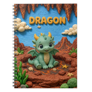 Süßer Baby-Drache, Mythisch Notizblock