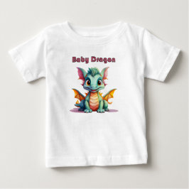 Süßer Baby-Drache – Zauberhaftes Fantasy-T-Shirt  Baby T-shirt