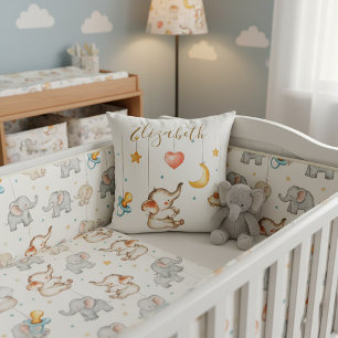 Süßer Baby-Elefant  Kissen