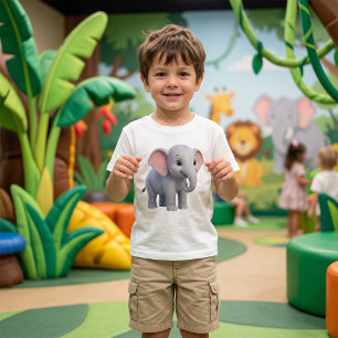 Süßer Baby-Elefanten-Nursery-Cartoon T-Shirt