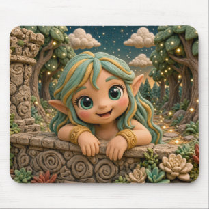 Süßer Baby-Elf, Mythisch Mousepad