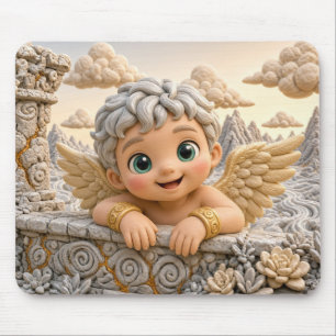 Süßer Baby-Engel, Mythisch Mousepad