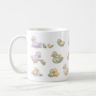 Süßer Baby-Enten-Cartoon Kaffeetasse