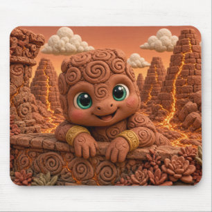 Süßer Baby-Golem, Mythisch Mousepad