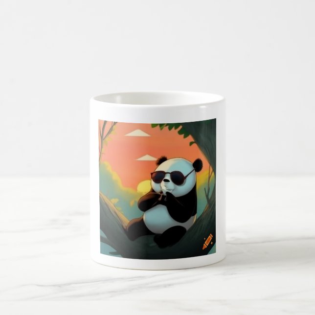 Süßer Baby-Panda Kaffeetasse (Mittel)