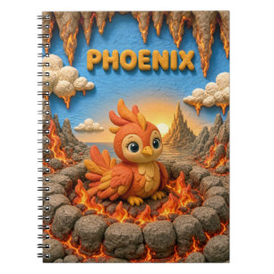 Süßer Baby-Phönix, Mythisch Notizblock