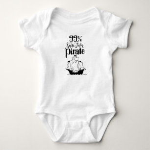 Süßer Baby-Pirat-Body Baby Strampler