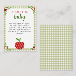 Süßer Baby Shower Bücher für Baby Begleitkarte