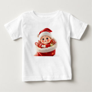 Süßer Baby-Weihnachtsmann – Adorable Kawaii Weihna Baby T-shirt