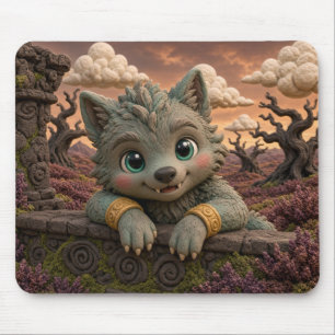 Süßer Baby Werwolf, Mythisch Mousepad