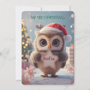 Süßer Babykauz Weihnachten Personalisierter Name